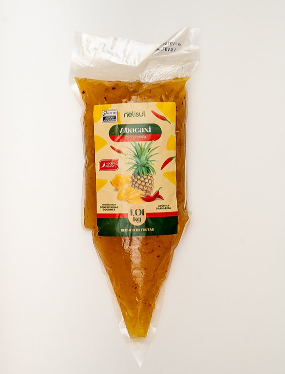 RECHEIO DE FRUTA  ABACAXI C/ PIMENT BISNAGA 1,01KG